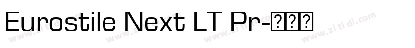 Eurostile Next LT Pr字体转换